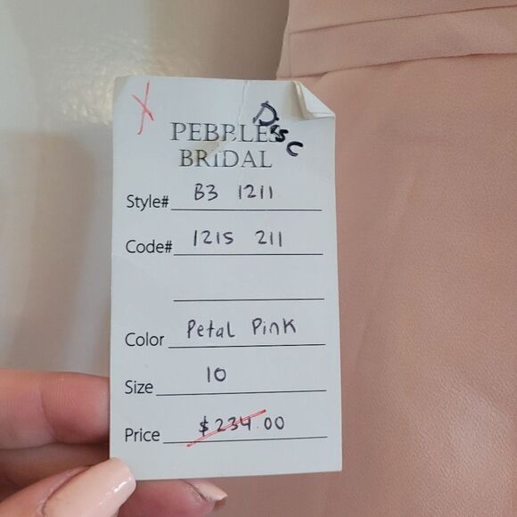 Bill levkoff light pink bridesmaid/gown - Picture 9 of 11